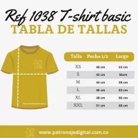 Ref. 1038 T-Shirt Basic - Imagen 4