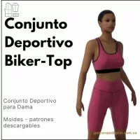 Ref 1058 Conjunto deportivo Biker-Top