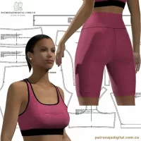 Ref 1058 Conjunto deportivo Biker-Top - Imagen 2
