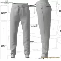 Ref 1054 Cotton Jogger Pants - Imagen 3