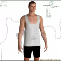 Ref 1044 Tank Top (esqueleto deportivo) - Imagen 2