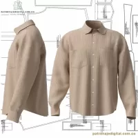 Ref 1059 Oversized shirt - Imagen 3