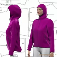 1057 windbreaker jacket hooded - Imagen 2