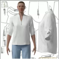 Ref 1071 Blusa Dama Casual - Imagen 2