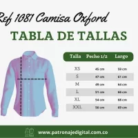 Ref 1081 Camisa Oxford - Imagen 5