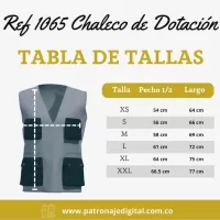 Ref 1065 Chaleco Dotación - Imagen 5