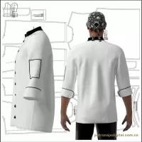 Ref 1068 Chef’s Jacket - Imagen 3