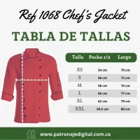 Ref 1068 Chef’s Jacket - Imagen 5