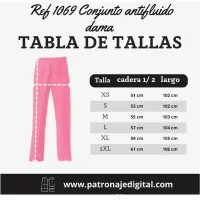 Ref 1069 Conjunto Antifluido Dama - Imagen 5