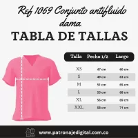 Ref 1069 Conjunto Antifluido Dama - Imagen 6