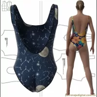 Ref 1077 - Swimsuit basic enterizo - Imagen 4