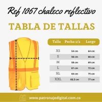 Ref 1067 chaleco reflectivo - Imagen 5