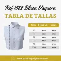 Ref 1082 Blusa Vaquera - Imagen 5