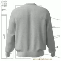Ref 1092 Buzo Oversize - Imagen 3