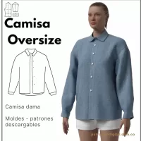 Ref 1084 Camisa Oversize
