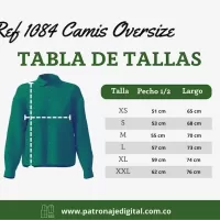 Ref 1084 Camisa Oversize - Imagen 5