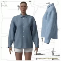 Ref 1084 Camisa Oversize - Imagen 2
