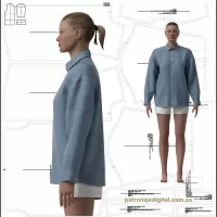 Ref 1084 Camisa Oversize - Imagen 3