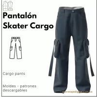Ref 1136 Pantalon Skater Cargo