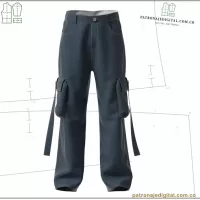Ref 1136 Pantalon Skater Cargo - Imagen 2