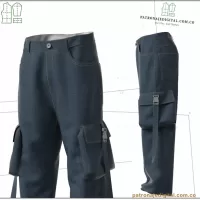 Ref 1136 Pantalon Skater Cargo - Imagen 3