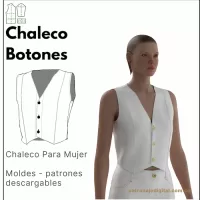Ref 1131 Chaleco Botones