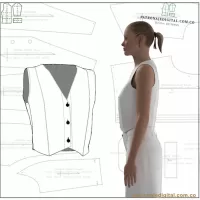 Ref 1131 Chaleco Botones - Imagen 3