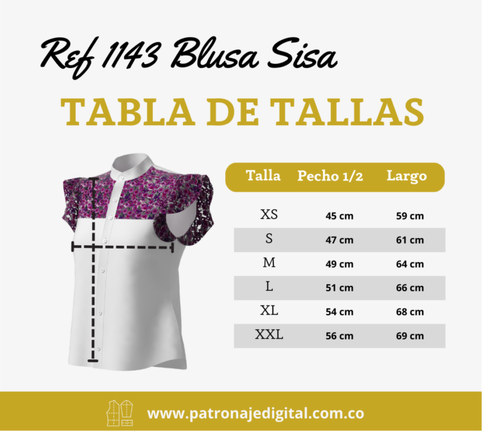 Ref 1143 Blusa sisa - Imagen 5