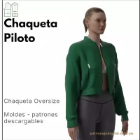 Ref 1154 Chaqueta Piloto Oversize