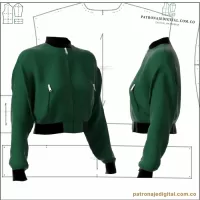 Ref 1154 Chaqueta Piloto Oversize - Imagen 3