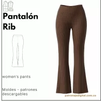 Ref 1149 Pantalón Rib