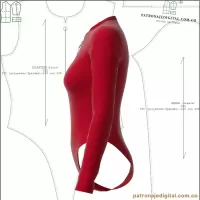 Ref 1178 Vestido de Baño Rash Guard - Imagen 3
