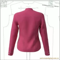 Ref 1146 Blusa de media abertura - Imagen 4