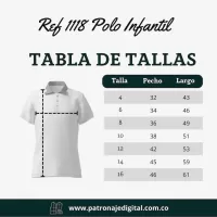 Ref 1118 Polo Infantil - Imagen 5