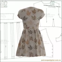 Ref 1145 Vestido Flower - Imagen 4