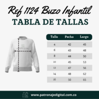 Ref 1124 Buzo Infantil - Imagen 5