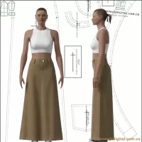 Ref 1158 Falda Denim Maxi - Imagen 3
