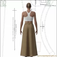 Ref 1158 Falda Denim Maxi - Imagen 4