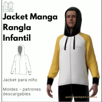 Ref 1125 Jacket Manga Rangla Infantil