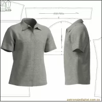 Ref 1243 Camisa Clasica Algodón - Imagen 3