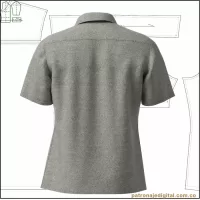 Ref 1243 Camisa Clasica Algodón - Imagen 4