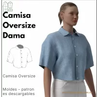 Ref 1233 Camisa Oversize Dama