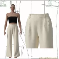 Ref 1211 Pantalón Pinzas Recto - Imagen 2