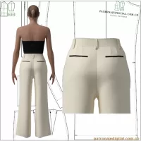 Ref 1211 Pantalón Pinzas Recto - Imagen 4