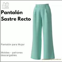 Ref 1221 Pantalón Sastre Recto