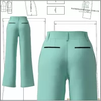 Ref 1221 Pantalón Sastre Recto - Imagen 4