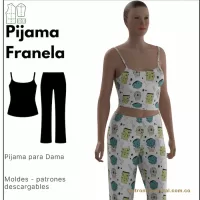 Ref 1241 Pijama Franela