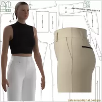 Ref 1198 Pantalón Oficina Dama - Imagen 3
