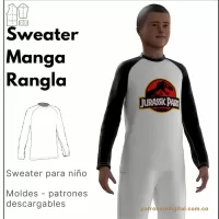 Ref 1217 Sweater Manga Rangla