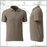 Ref 1234 Camisa Polo Rib - Imagen 3